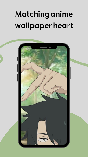 Matching anime wallpaper heart - Image screenshot of android app