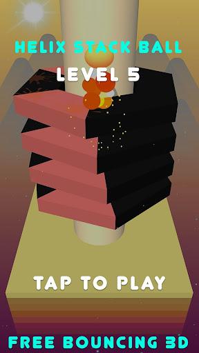 Helix Stack Ball Games : Jump Bouncing Balls 3D - Gameplay image of android game