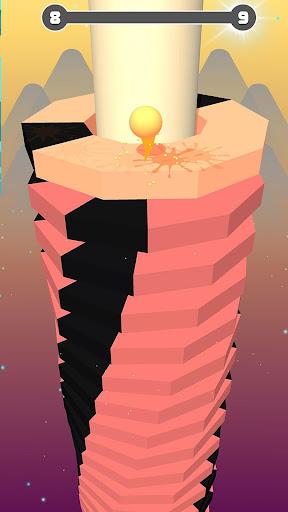 Helix Stack Ball Games : Jump Bouncing Balls 3D - Gameplay image of android game