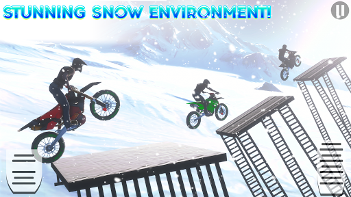 Snow Tricky Bike Stunt Race 3D - عکس بازی موبایلی اندروید