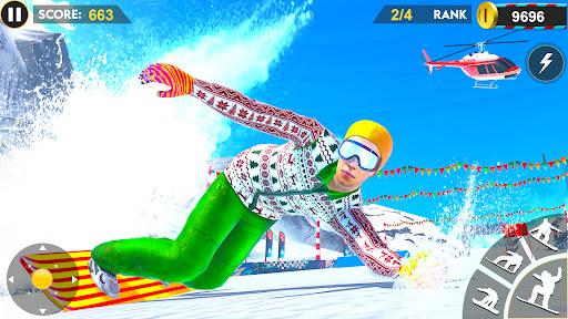 Snowboard Mountain Stunts 3D - Gameplay image of android game