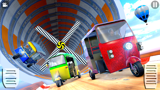 Tuk Tuk Taxi Driving Games ۳D - عکس بازی موبایلی اندروید