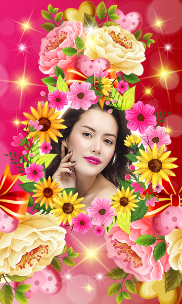 Flower Photo Frames : Insta Dp - عکس برنامه موبایلی اندروید