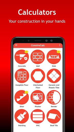 ConstruCalc - عکس برنامه موبایلی اندروید