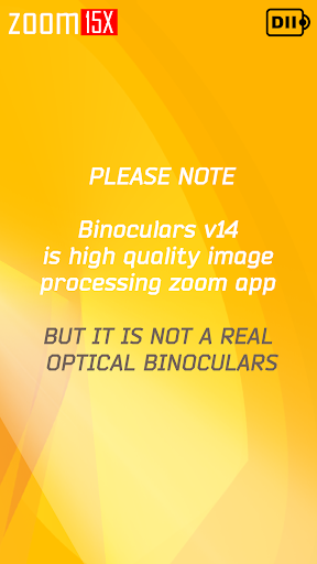 Binoculars Zoom V14 - Image screenshot of android app