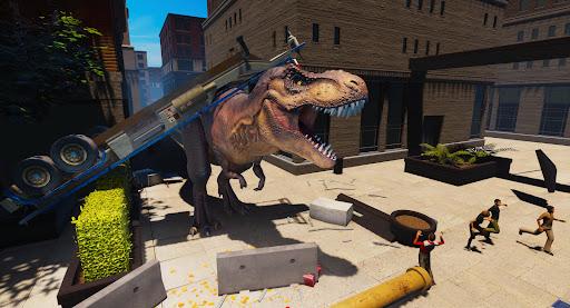 T-rex Simulator Dinosaur Games - عکس بازی موبایلی اندروید