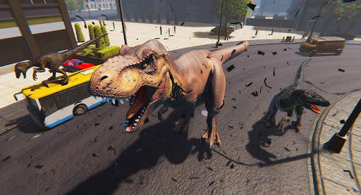 T-rex Simulator Dinosaur Games - عکس بازی موبایلی اندروید