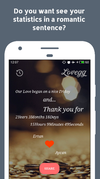 Lovegg - Love Calendar - عکس برنامه موبایلی اندروید