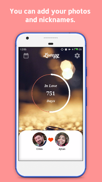 Lovegg - Love Calendar - Image screenshot of android app