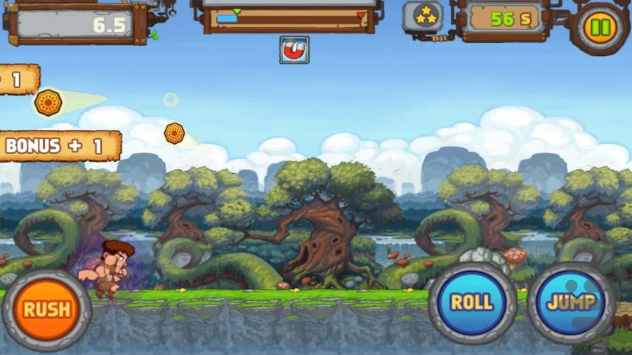 دونده:عصرحجر - Gameplay image of android game