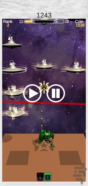 مبارزان فضا - Gameplay image of android game