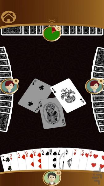 Cardzone : Hearts Online - Gameplay image of android game