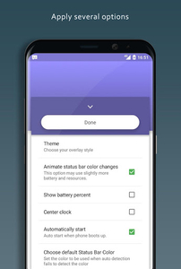 Material Status Bar - Image screenshot of android app