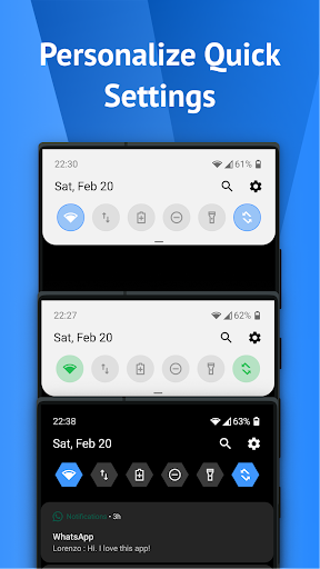 One Shade: Custom Notification - Image screenshot of android app