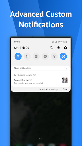 One Shade: Custom Notification - Image screenshot of android app