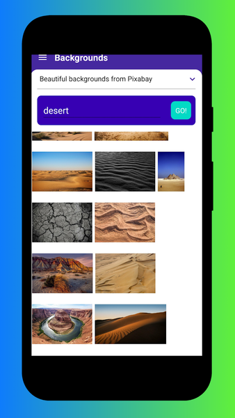 Beautiful Backgrounds - عکس برنامه موبایلی اندروید