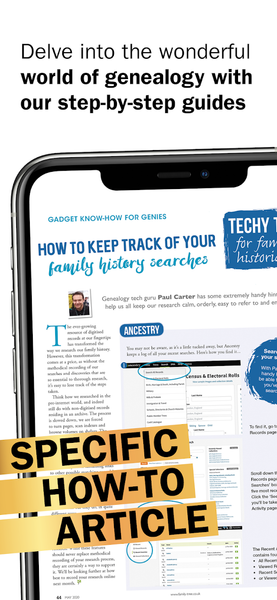Family Tree Magazine - عکس برنامه موبایلی اندروید