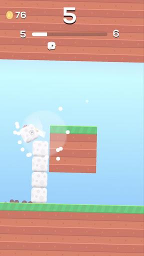 Square Bird - Flappy Chicken - Gameplay image of android game