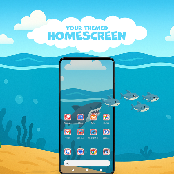 Fin Evolution Launcher Plus - Image screenshot of android app