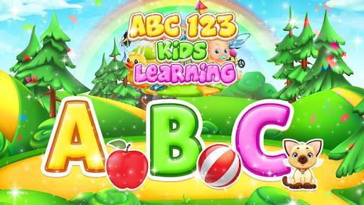 Abc 123 Tracing Learning game - عکس بازی موبایلی اندروید