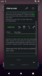 Click to chat - عکس برنامه موبایلی اندروید