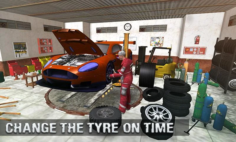 Real Car Mechanic Workshop Sim - Gameplay image of android game