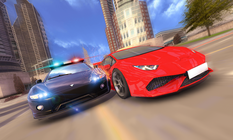 Police Car Chase : Gangster Es - Image screenshot of android app