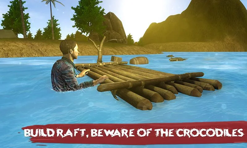 Raft Survival Wild Island Plan - Gameplay image of android game