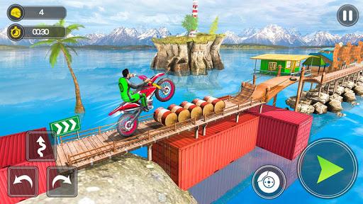 Bike Stunt Race 3D: Bike Games - Gameplay image of android game