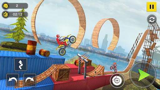 Bike Stunt Race 3D: Bike Games - Gameplay image of android game
