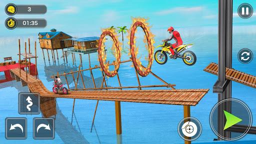 Bike Stunt Race ۳D: Bike Games - عکس بازی موبایلی اندروید