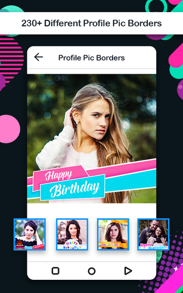 Profile Pic Maker - DP Maker - عکس برنامه موبایلی اندروید