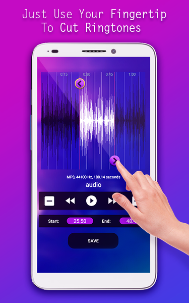 Ringtone Maker & Creator - عکس برنامه موبایلی اندروید