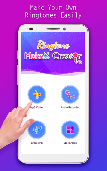 Ringtone Maker & Creator - عکس برنامه موبایلی اندروید