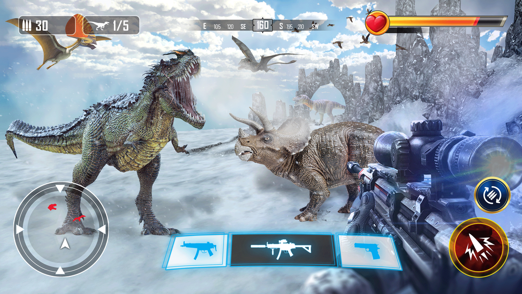 Deadly Dinosaur Hunter Game - عکس بازی موبایلی اندروید
