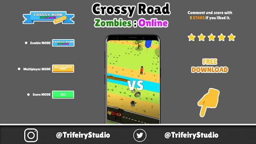 Crossy Road Zombies Online - Image screenshot of android app
