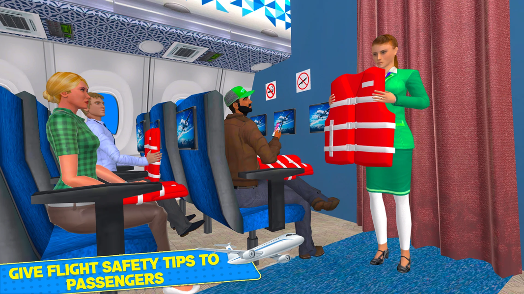 Airport Hostess Air Staff - Gameplay image of android game