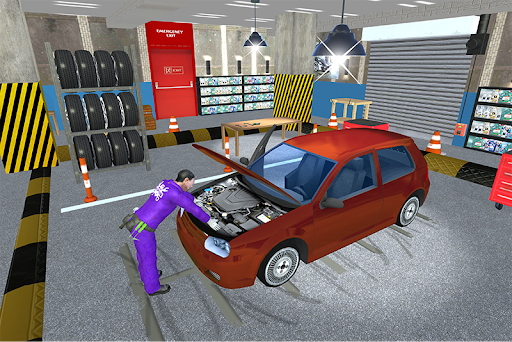 Car Mechanic Robot Workshop - Gameplay image of android game