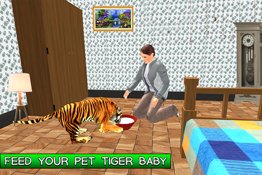 Family Pet Tiger Adventure - Gameplay image of android game