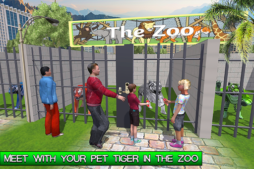 Family Pet Tiger Adventure - عکس بازی موبایلی اندروید