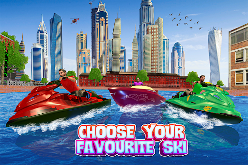 Pizza Delivery Jet Ski Games - Gameplay image of android game