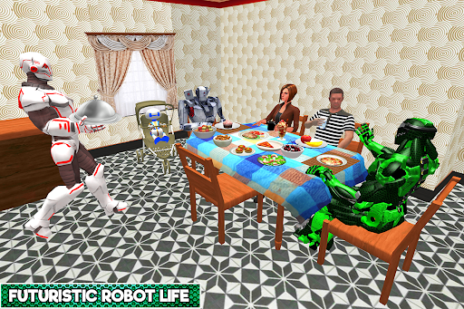 Robotic Family Fun Simulator - عکس بازی موبایلی اندروید
