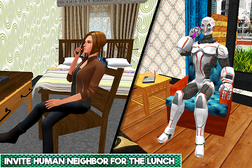 Robotic Family Fun Simulator - عکس بازی موبایلی اندروید