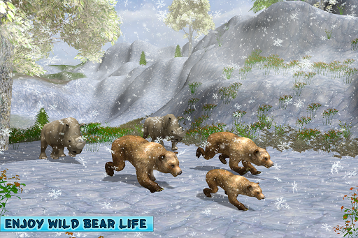 Polar Bear Family Survival - Gameplay image of android game