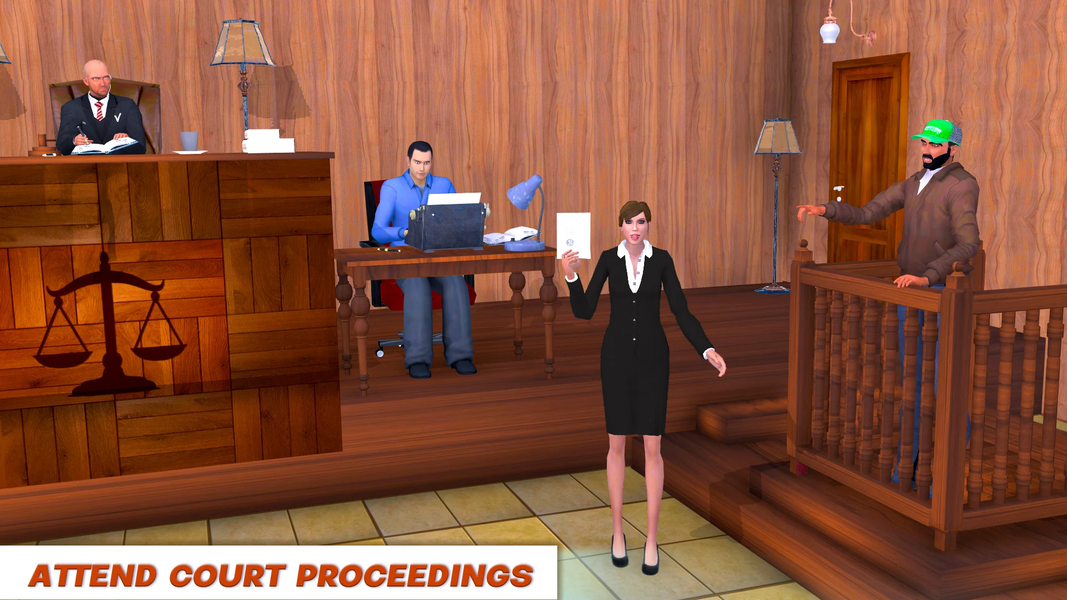 Virtual Lawyer Mom Adventure - Gameplay image of android game