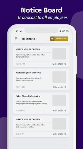 Attnd: Payroll Tracker App - Image screenshot of android app
