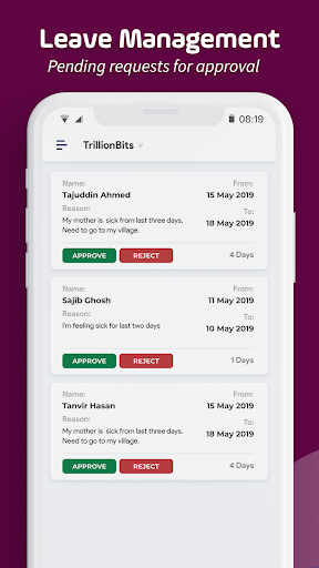 Attnd: Payroll Tracker App - Image screenshot of android app
