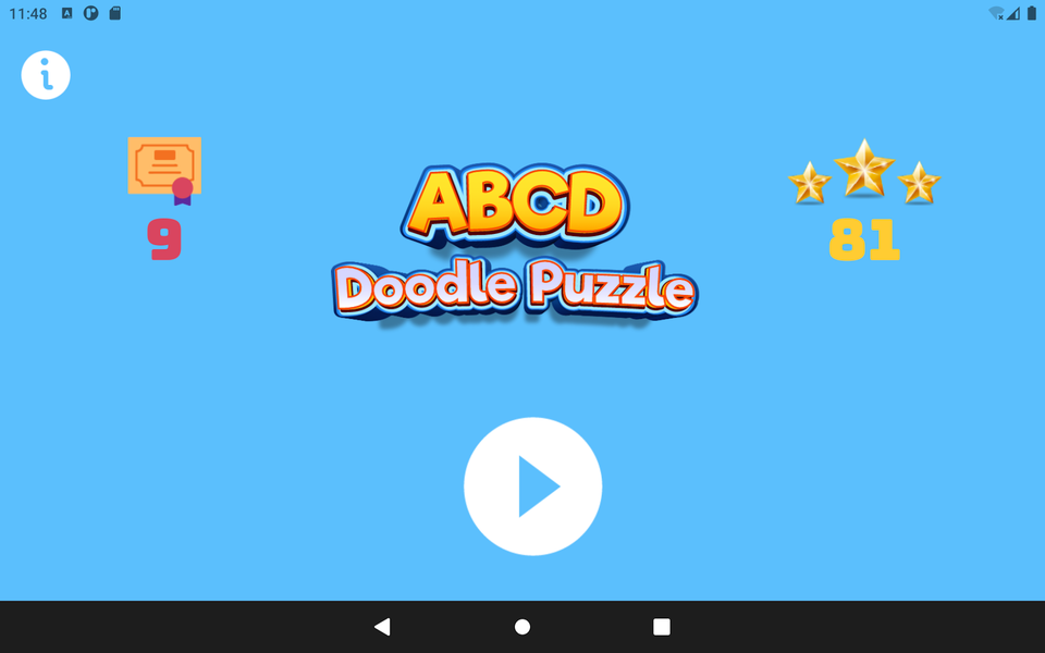ABCD Doodle Puzzle - Gameplay image of android game