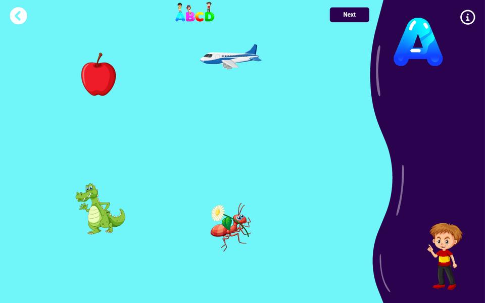 Alphabets Learning Toddles - Image screenshot of android app