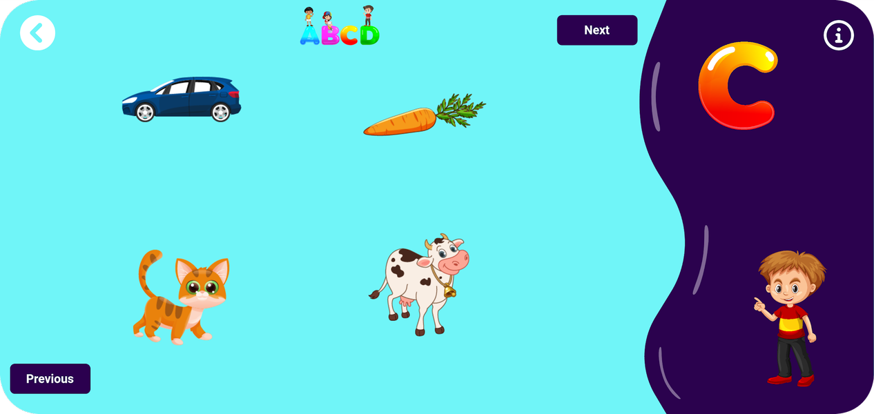 Alphabets Learning Toddles - Image screenshot of android app